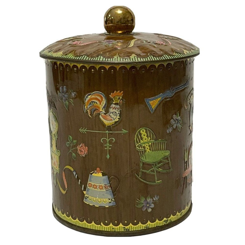 Vintage Daher Tin #11101 Made in England Cottage Core Country